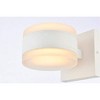 Elegant Lighting Raine Integrated LED wall sconce in white - 4 of 4
