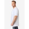 KingSize Men's Big & Tall Shrink-Less Lightweight Longer-Length V-Neck T-Shirt - 4 of 4