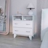 NicBex Double Drawer Dresser for Bedroom,Modern Style Drawers with Metal Handle,Dressers for Kids Room,Living Room,Entry and Hallway - 2 of 4