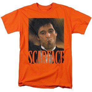 Scarface Smoking Cigar Adult T-Shirt - 1 of 4