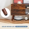 Sapphtopaz Farmhouse TV Stand for TVs Up to 60" with 2 Doors Storage Cabinet & Open Shelf Console Table with Adjustable Shelves for Living Room - 4 of 4