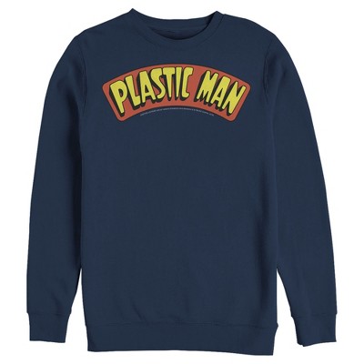Men's Justice League Plastic Man Logo Sweatshirt