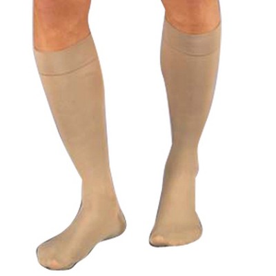 JOBST Relief Knee-High Compression Stockings - Firm (20-30 mmHg) - Medium - Silky Beige
