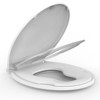 Round Toilet Seat with Built-in Toddler Seat for Easy Potty Training Slow Close Feature,Easy Install and Clean, Perfect for Both Adults and Children - 2 of 4