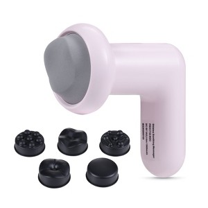 Paris Hilton Shiatsu Soothing Massager, 5 Interchangeable Heads, Adjustable Speed 1700–3800 RPM, USB-C Rechargeable - 1 of 4