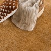 Hauteloom Heavenly Solid Beige Plush Rug - 4 of 4