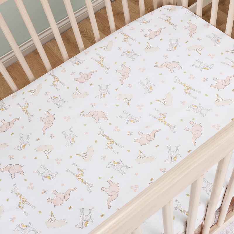 Sammy & Lou Sweet Safari Baby Nursery Crib Bedding Set - 4pc, 5 of 10