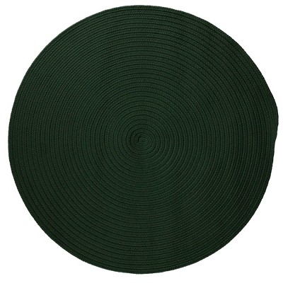 Colonial Mills Boca Raton - Dark Green 4 Ft round Round Rug Indoor/Outdoor 100% Polypropylene