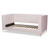 Oksana Velvet Daybed - Baxton Studio - 3 of 4