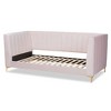 Oksana Velvet Daybed - Baxton Studio - image 3 of 4