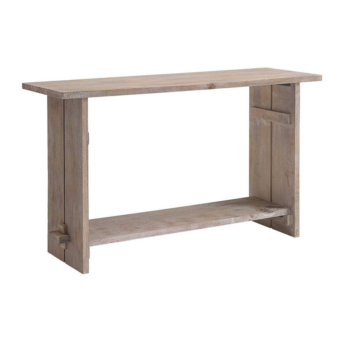 Alaterre Furniture 52" Rectangular Entryway Table with Storage