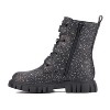Olivia Miller Girl's Love Me Combat Boots - 3 of 4
