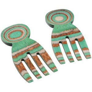Island Bamboo Pakkawood Salad Hands - 1 of 1