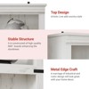 Acekool Farmhouse Bookcase with Storage, Wooden Bookshelf for Home Office, Living Room, Bedroom - 4 of 4