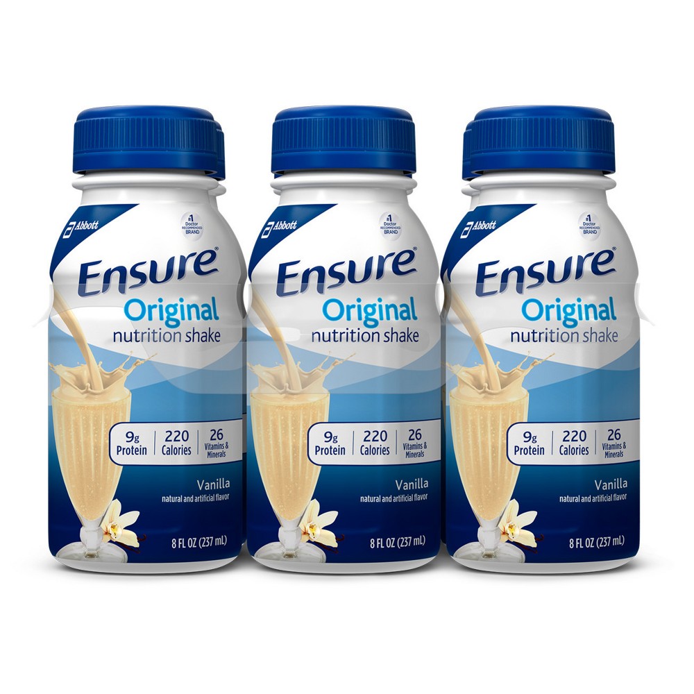 Ensure Vanilla Nutrition Shake - 6 pack (8oz each)