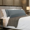 PiccoCasa Brushed Microfiber Envelop Closure Body Breathable Embroidery Pillowcases 2 Pcs - 3 of 4