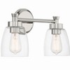 Craftmade Lighting Henning 2 - Light Vanity in  Polished Nickel - 3 of 4