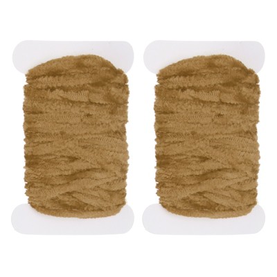 Unique Bargains Rayon Chenille Thick Thread Material Fly Tying 16.4ft 2 Pcs