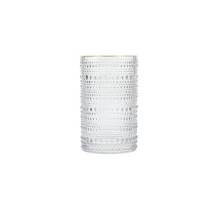 13oz Vintage Beaded Glass Tall Tumbler - 1 of 3