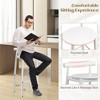 Tangkula Bar Height Stools Set of 2 Bar Chair w/ Acacia Wood Frame Supporting Legs - 4 of 4