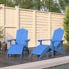vidaXL Garden Chair Aqua blue HDPE (High Density Polyethylene) Standard - 2 of 4