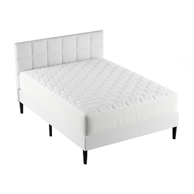 Padded Mattress Cover-100% Cotton Twin XL Overstuffed Quilted Skirted Bed Protector Topper for Allergens, Mites-Fitted No Slip Corners by Lavish Home