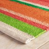 Annie Selke - Dash & Albert Seed Stitch Stripe Watermelon Handwoven Indoor/Outdoor Rug - 2 of 4