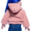 I'M A GIRLY Pink Short Plush Jacket Outfit for 18" Fashion Doll - 4 of 4