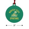 Norfolk State University Spartans Logo Aluminum Holiday Christmas Tree Ornament - 3 of 4