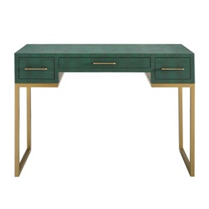 Carabelle Writing Desk w/ Drawers - HO9805 - Green - SEI - 1 of 4