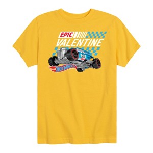 Boys' - Hot Wheels - Valentine's Epic Short Sleeve Graphic T-Shirt - 1 of 4