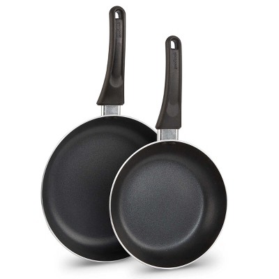 GoodCook 2-Piece Black Nonstick Aluminum Frying Pan Set