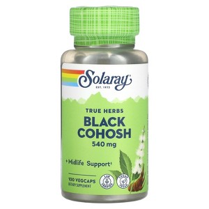 Solaray True Herbs, Black Cohosh, 540 mg , 100 VegCaps - 1 of 4
