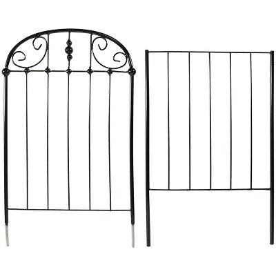 Sunnydaze Black Metal Wire Garden Trellis Set of 2