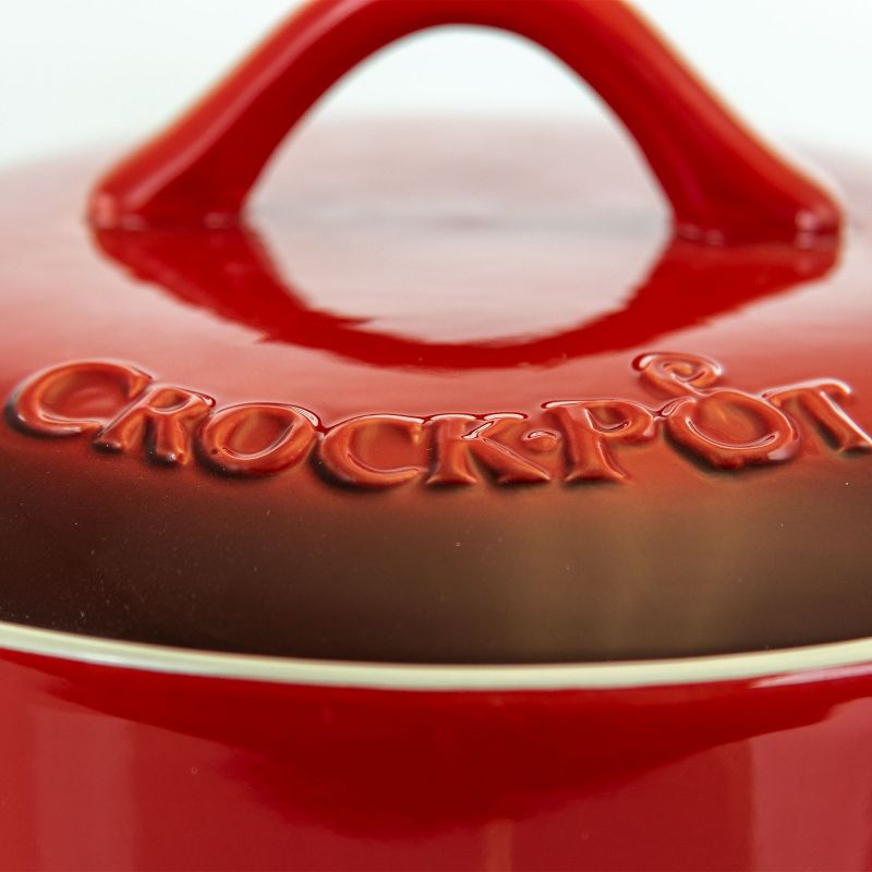 Crock-Pot  2 Piece 2.3 Quart Artisan Casserole Bakeware Set in Red, 4 of 12