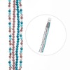 Crystal Lane DIY Designer 7in Four Bead Strands Glass Bicone Purple and Blue Mix 4mm - 4 of 4