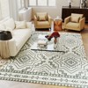 Modern Abstract Living Room Area Rug, Washable Rugs for Bedroom Non Slip, Soft Carpet for Dining Room Home Decor - 3 of 4