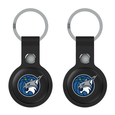 Keyscaper WNBA Insignia Black Airtag Holder 2-Pack