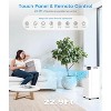 ZAFRO Portable Air Conditioners, Upgraded 10,000 BTU Portable AC Up to 450 Sq.Ft., 4-in-1 AC Unit with Fast Cooling/Remote/24H Timer - 3 of 4