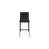 Meridian Furniture,Burke Black Vegan Leather Bar Stool - 2 of 4