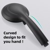 Cobbe 8 Functions Shower Head with handheld, High Pressure Shower Head Set with Hose Adjustable Bracket Rubber Washers (Matte Black) - 4 of 4