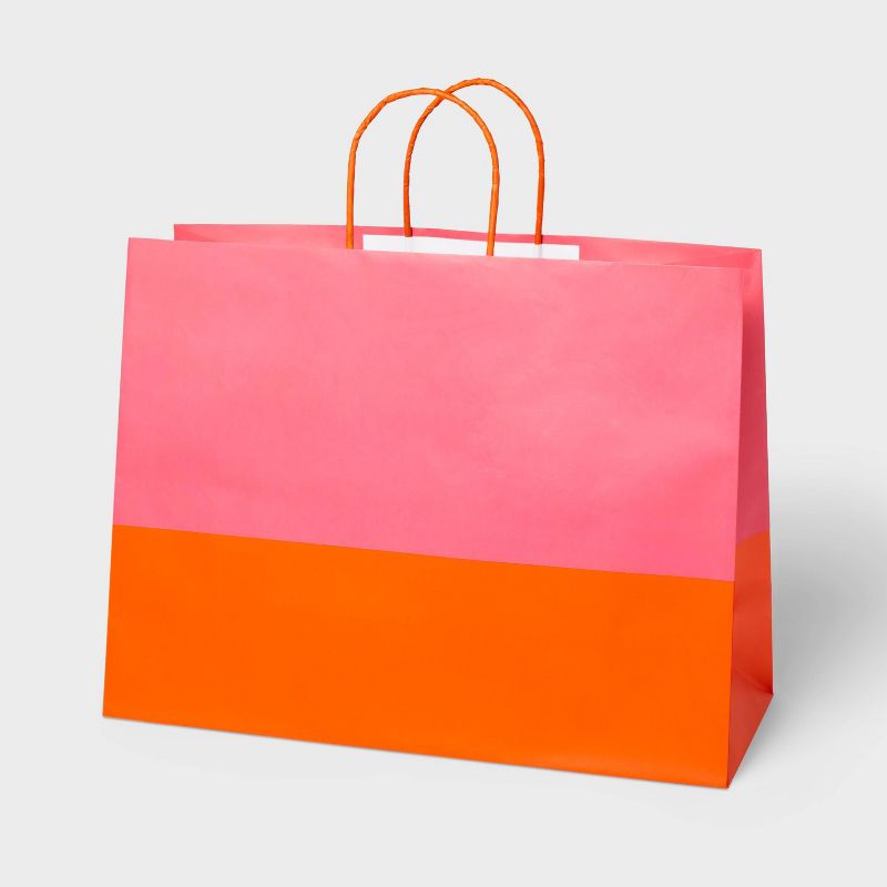 Pink/Orange Medium Gift Bag - Spritz&#8482;, 1 of 4