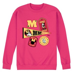 Men's - Disney - Minnie Mouse Graphic Fleece Sweatshirt - 1 of 4