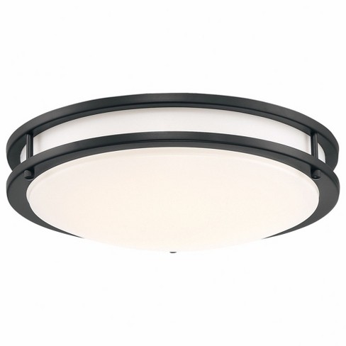 Access Lighting Solero Iii 1 - Light Flush Mount in  Matte Black - image 1 of 3