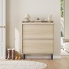 Shoe Cabinet with 2 Flip Drawers, Wooden Shoe Organizer Cabinet with Adjustable Shelf, Shoe Storage for Entryway - 3 of 4