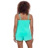 Aqua Green Women's Keyhole Tankini w/ Hardware - 3 of 3