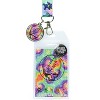 Grateful Dead Lanyard Tie-Dye Dancing Bears Clear ID Badge Holder Keychain Multicolored - 2 of 4