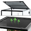 REPTI ZOO Vertical Reptile Glass Terrarium, 24" x 24" x 24" - 3 of 4