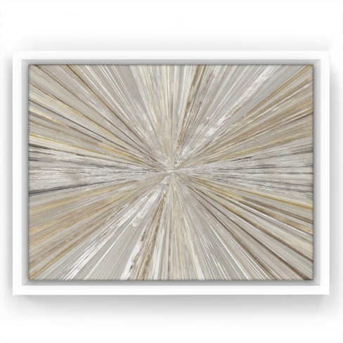 Americanflat - 16x20 Floating Canvas Champagne Gold - Through The Window Iv  By Wild Apple : Target