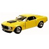 1970 Ford Mustang Boss 429 Yellow 1/24 Die cast Model Car by Motormax - 2 of 3